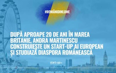 După UK, românca Andra Martinescu lansează startup-ul visurilor
