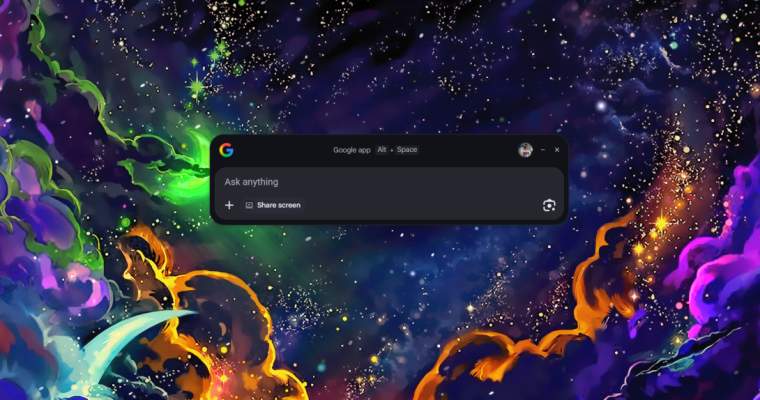 Google vine cu aplicație Windows: Căutări direct din desktop, fără browser