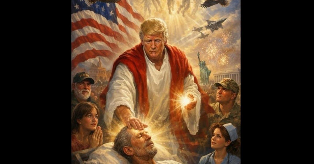 Trump, în conflict cu Vaticanul: Imaginea cu el „Isus” a fost ștearsă