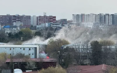 Bărbatul grav rănit în incendiul din Henri Coandă, Constanța, a decedat