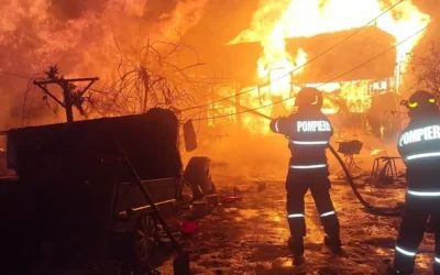 Tineri puși sub acuzare după incendierea unei case