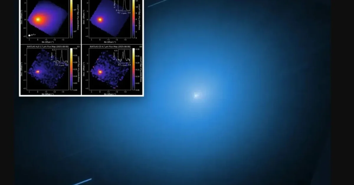 Cometa 3I/ATLAS: Aruncă zilnic în spațiu apa a 70 de bazine olimpice