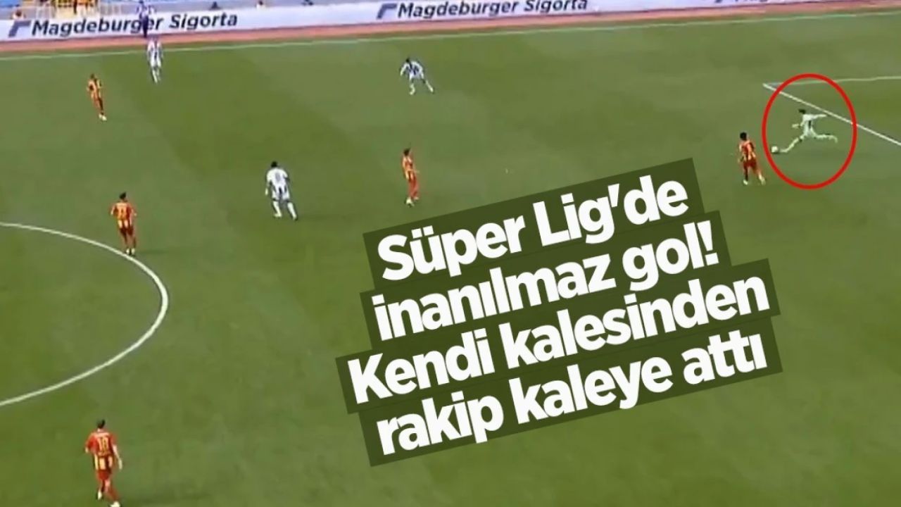 Un gol spectaculos, care ar putea fi candidatul principal la titlul de „golul sezonului”, a fost marcat în Super Lig, prima ligă de fotbal a Turciei