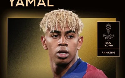 Yamal, răsfățat cu burger și cartofi prăjiți după titlul de „Tânărul Sportiv”