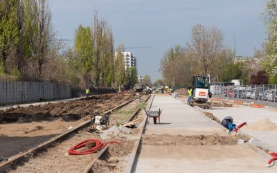 Noul parc din București: Cum merg lucrările. FOTO din șantier