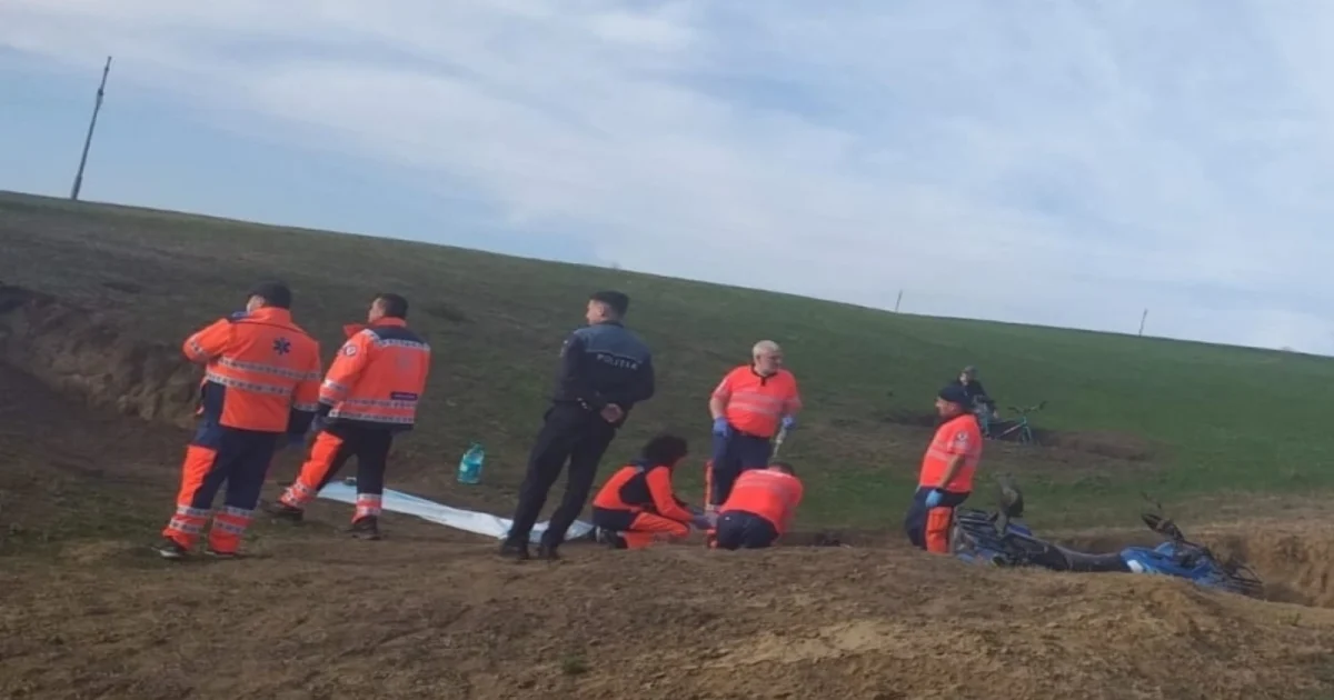 Răsturnare cu ATV în Teleorman: Un bărbat, în stare gravă, transferat la București