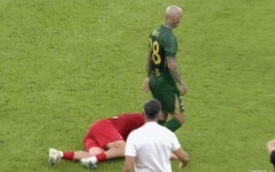 Alex Mitriță, fotbalistul român care evoluează în China, a fost aspru sancționat după incidentul de la meciul dintre Zhejiang și Chongqing Tonglianglong
