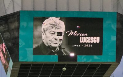 Imaginea lui Mircea Lucescu, „desfigurată” la Arena Națională, spectacol FCSB