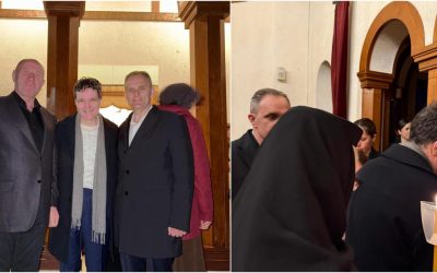 Nicușor Dan, vizită-surpriză la Mănăstirea Cornu de Paște