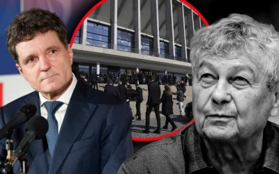 Oameni grei ai sportului și ai politicii au participat la omagierea lui Mircea Lucescu pe Arena Națională
