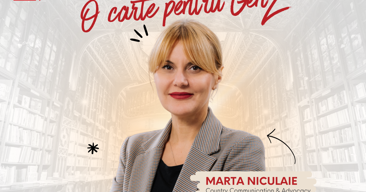 Marta Niculaie, șefa de comunicare, dezvăluie cartea pe care o adoră!