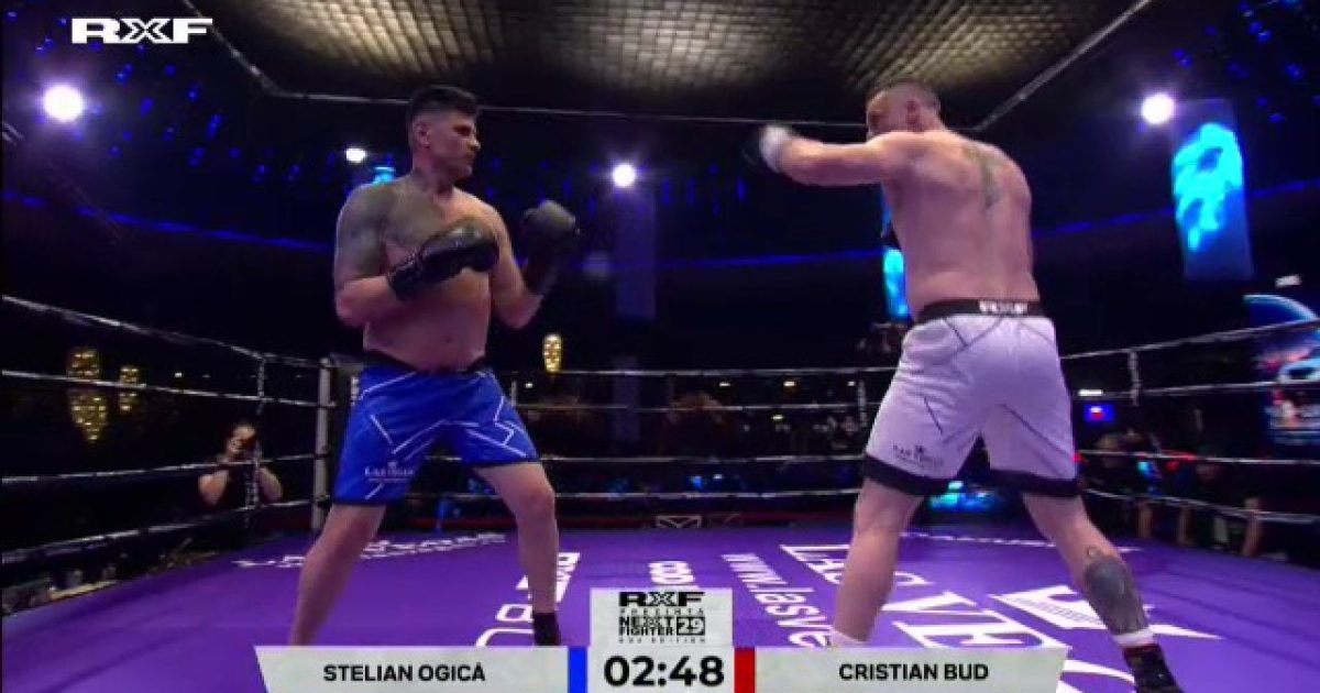 Bud, KO devastator pentru Ogică în RXF Next Fighter 29, LIVE pe Voyo