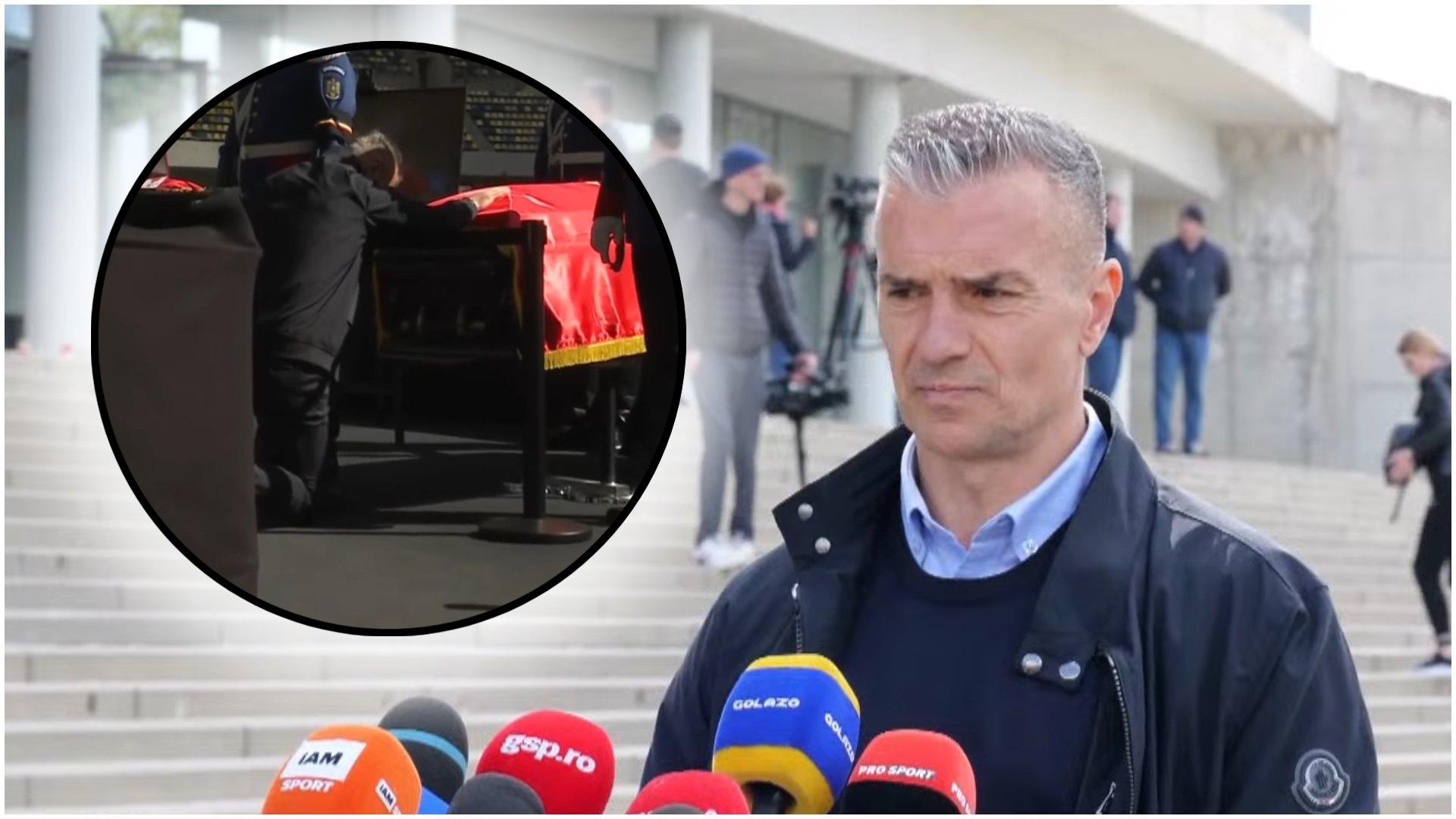 Daniel Pancu, antrenorul echipei CFR Cluj, a adus un omagiu emoționant fostului său mentor, Mircea Lucescu, la Arena Națională