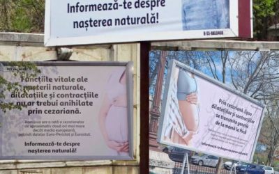 Panouri pentru naștere naturală în București: Cezariana, descurajată