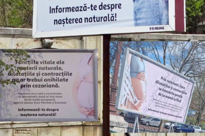 Panouri pentru naștere naturală în București: Cezariana, descurajată