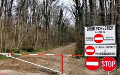 Accesul auto, INTERZIS din NOU pe o cale forestieră!