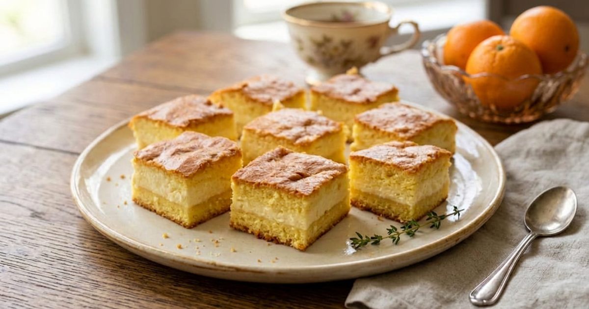 Prăjitură DELICIOASĂ cu Hochland Creme și portocală: Rețeta-vedetă