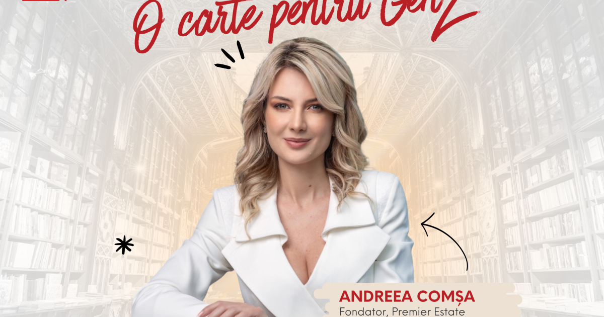 Ce carte citește Andreea Comșa, fondator Premier Estate Management