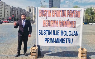 Primarul din Rădăuți, la București, pentru a-l susține pe premierul Ilie Bolojan