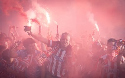 Madridul, în febră înainte de Atletico – Barcelona: Fanii, spectacol total