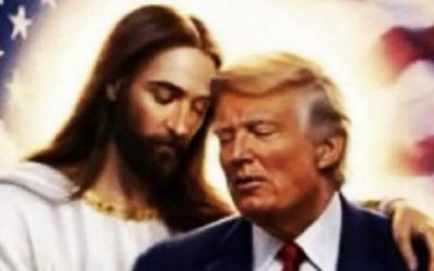 Trump, din nou controversat: Iisus îl îmbrățișează, postare ștearsă anterior