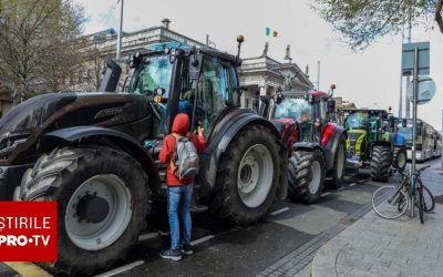 Proteste masive în Irlanda: Poliția intervine dur, furia e legată de prețuri