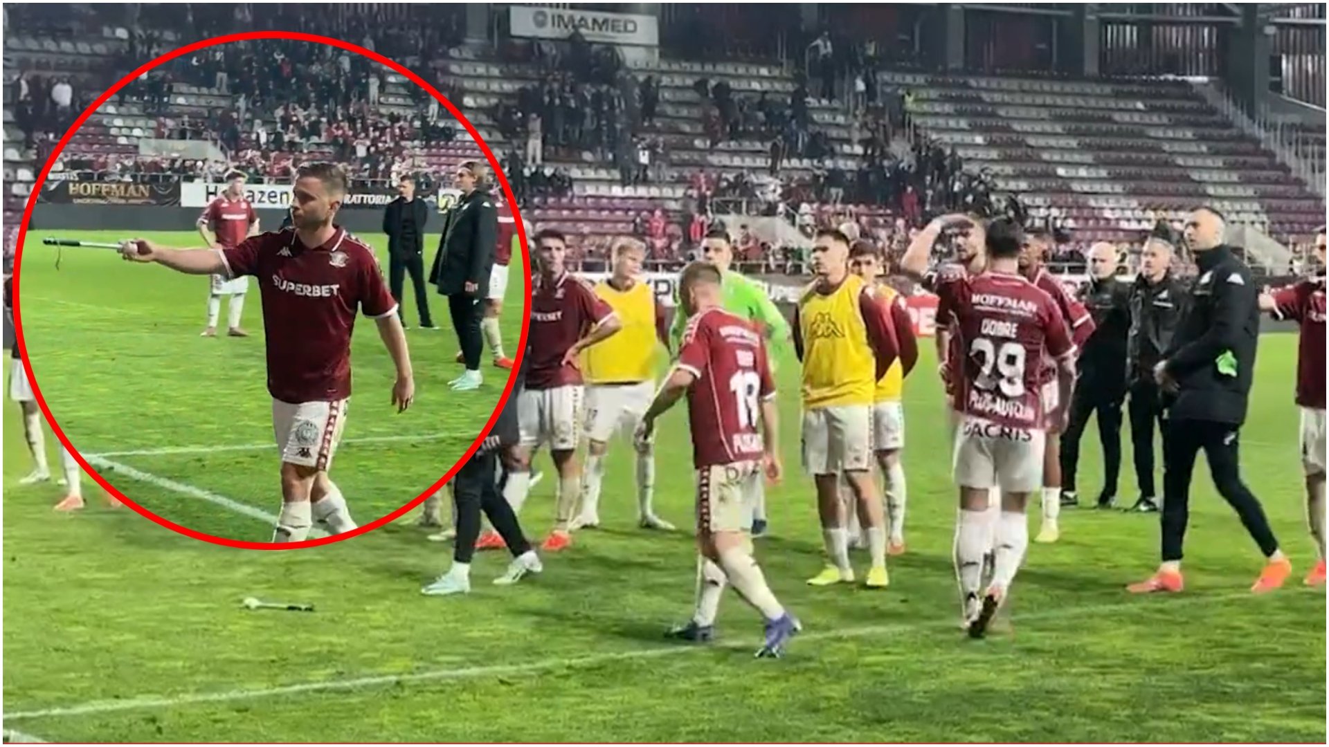 Scandal monstru în Giulești, după înfrângerea Rapidului cu Universitatea Cluj București