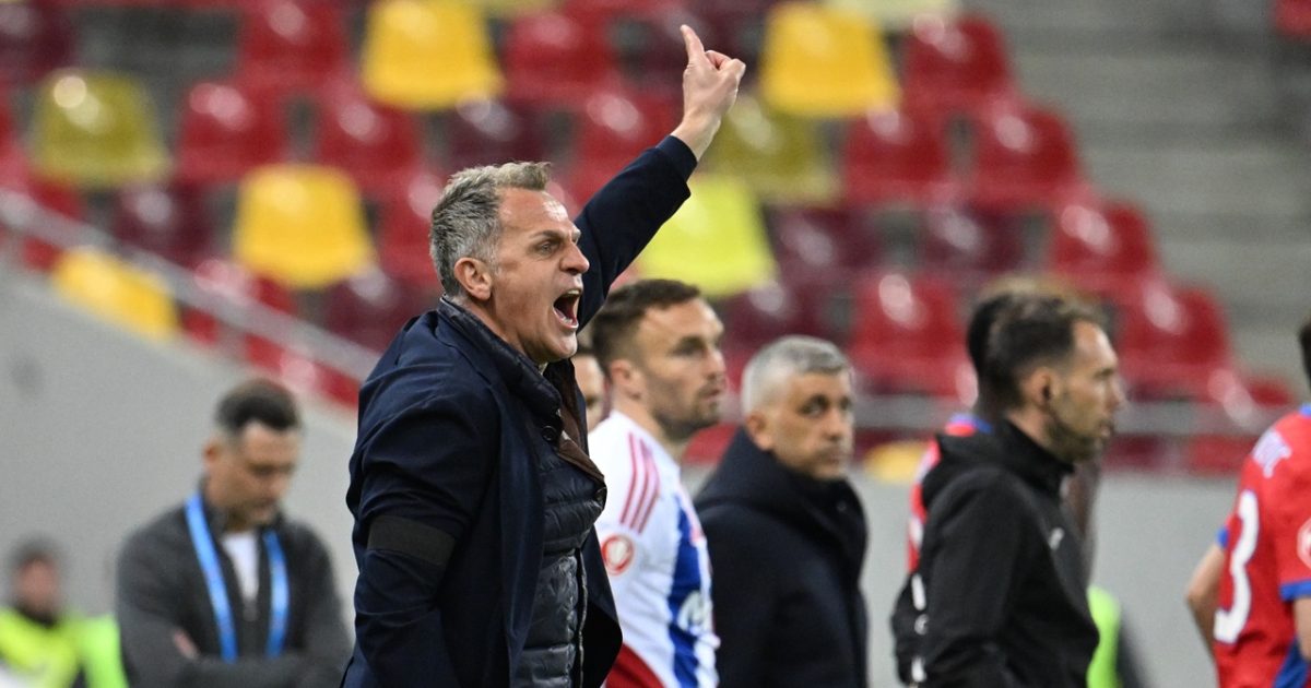 Stjepan Tomas, discurs-șoc la pauza FCSB – Oțelul: Ce le-a zis croatul jucătorilor