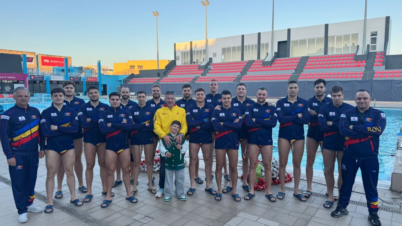 România conduce Slovacia în sfertul 4 al meciului de debut la Cupa Mondială de polo Naționala de polo masculin a ROMÂNIEI a început cu dreptul parcursul la Cupa Mondială din MALTA