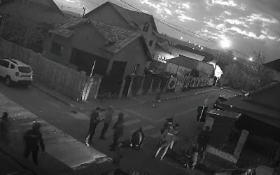 Mascații, intervenție de Paște la Mizil: Poliție atacată de mai mulți indivizi