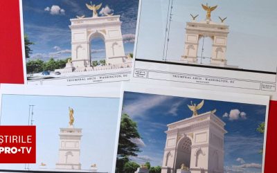 Trump dezvăluie randări bombă ale „Arcului”, proiect controversat