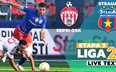 Sepsi OSK și Steaua, duel de foc în Liga 2: Cine câștigă etapa