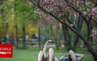 Vreme de primăvară: 21 de grade Celsius, dar unde plouă în România