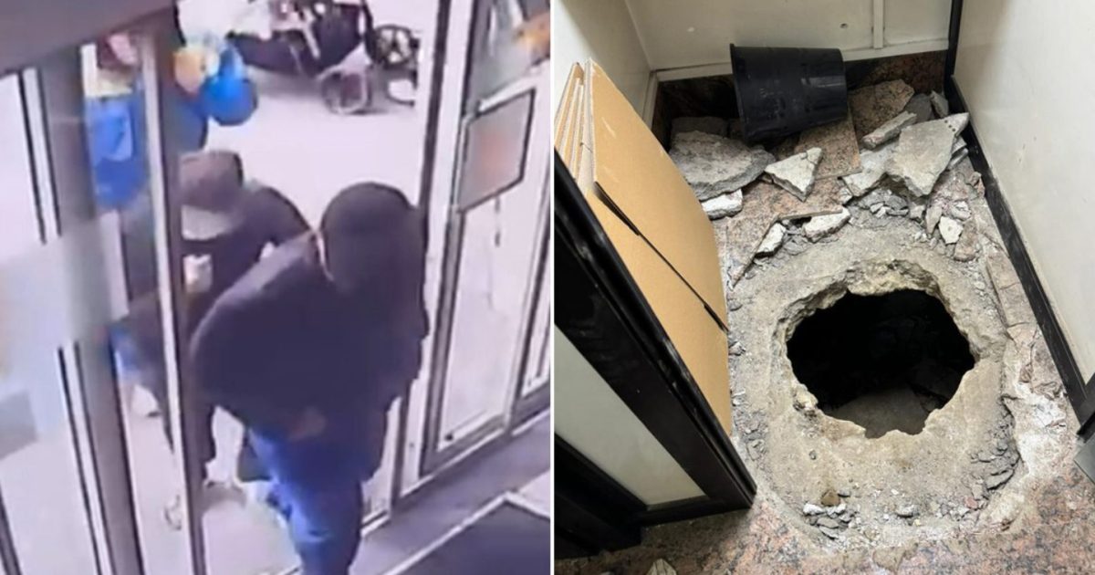 Hoți de geniu la Napoli: Jaf spectaculos prin canalizare, fără nicio urmă