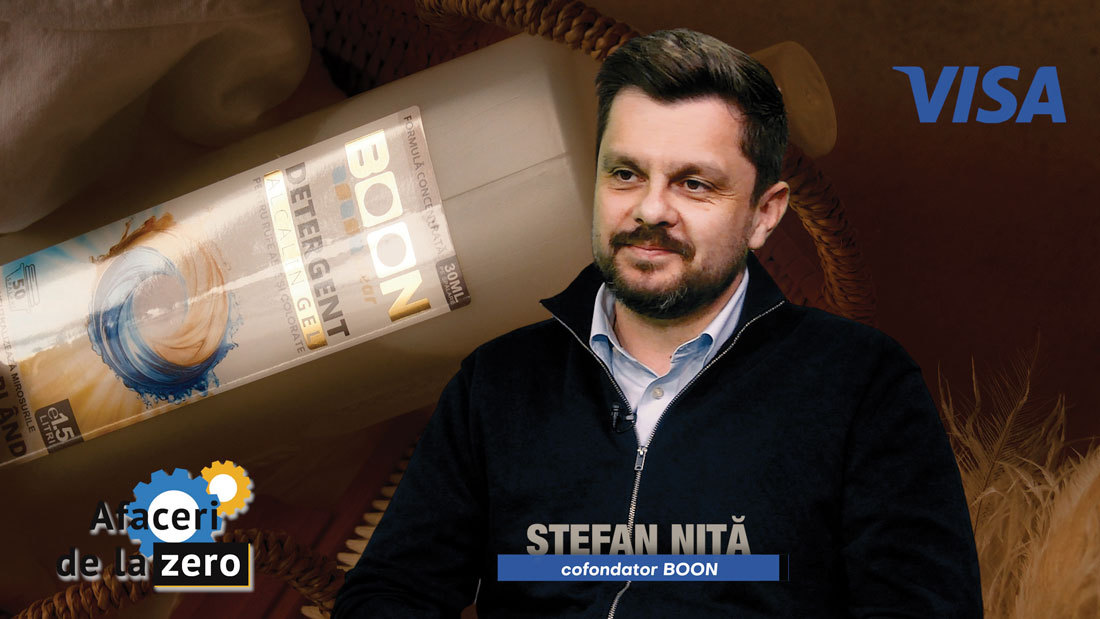 Boon, detergentul românesc care cucerește piața: Ştefan Niță povestește tot