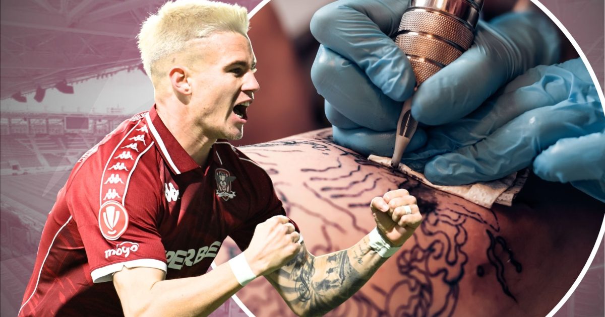 Claudiu Petrila, show total la TV: Tatuajele Rapidistului, dezvăluite