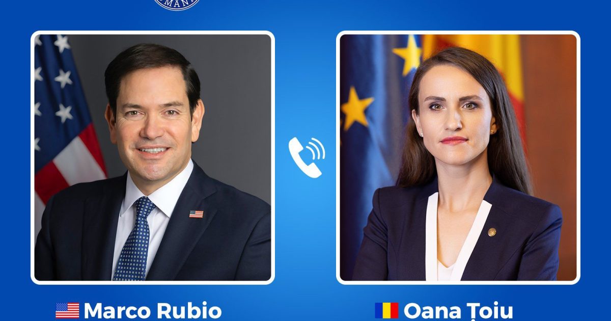 Întâlnire Oana Țoiu – Marco Rubio: Securitate, economie și relații bilaterale