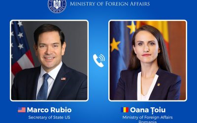 Întâlnire Oana Țoiu – Marco Rubio: Securitate, economie și relații bilaterale