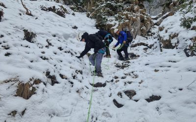 Turiști salvați din Piatra Craiului: Jandarmii Montani, eroii zilei