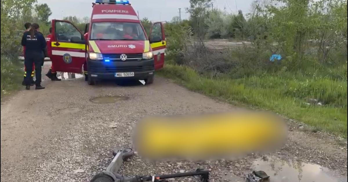 Bărbat de 49 de ani, găsit fără suflare lângă o trotinetă în Mehedinți