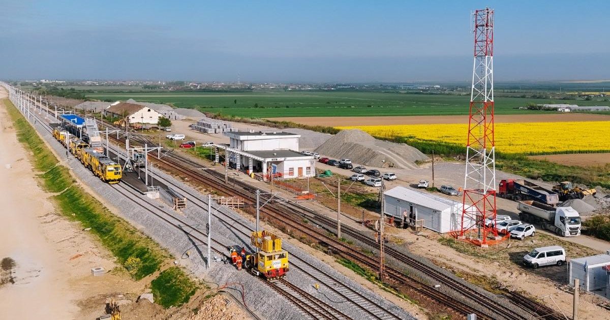 Tronson de tren modernizat Lugoj-Timișoara, dat în folosință: 10 km noi