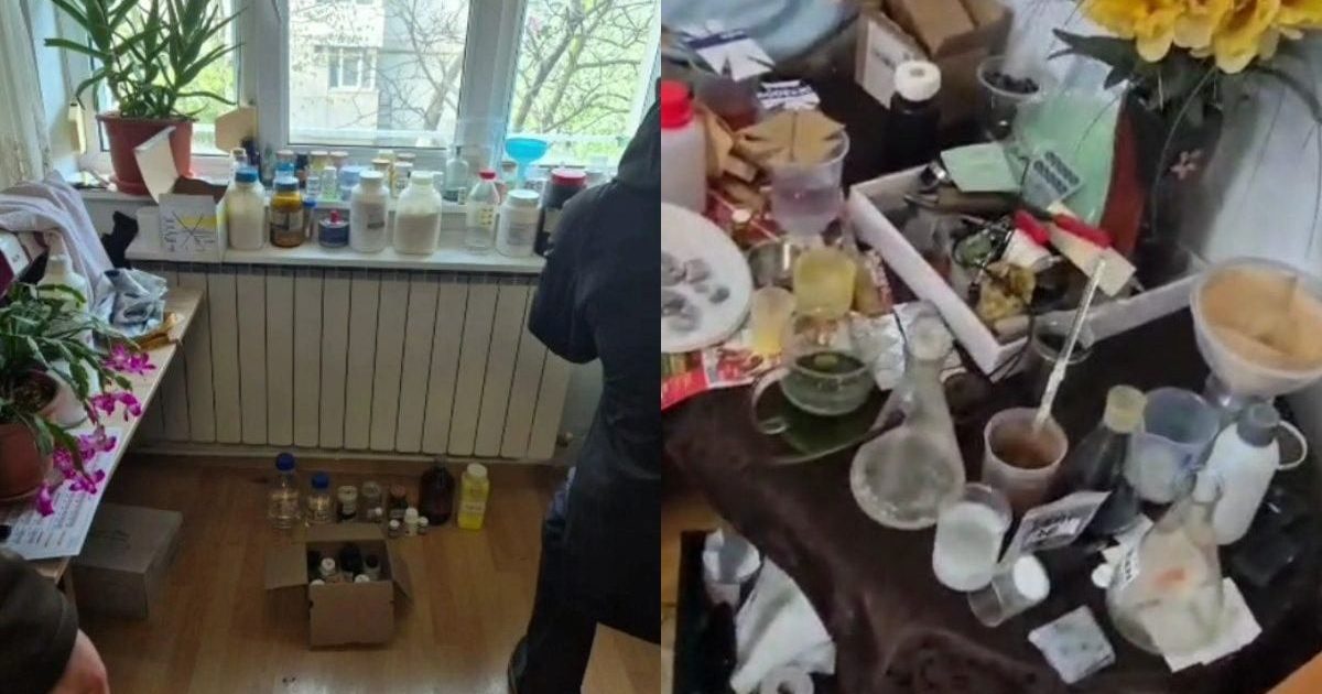 Gălățeanul a transformat blocul într-un depozit de substanțe toxice