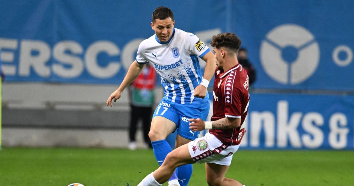 U. Craiova – Rapid 1-0! Oltenii conduc pe ”Oblemenco”, ”Giuleștenii” în corzi