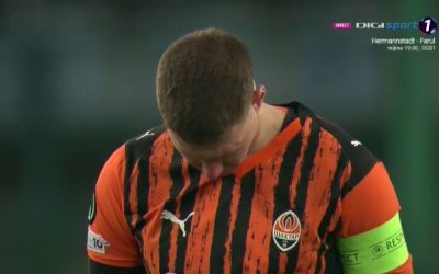 Matvienko, căpitanul Șahtiorului, prăbușit la minutul de reculegere! Lucescu, din nou în prim-plan