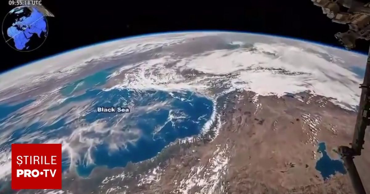 Cum arată Marea Neagră văzută din spațiu: Imagini SUA, în așteptarea Artemis II