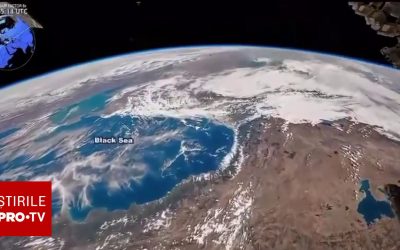 Cum arată Marea Neagră văzută din spațiu: Imagini SUA, în așteptarea Artemis II
