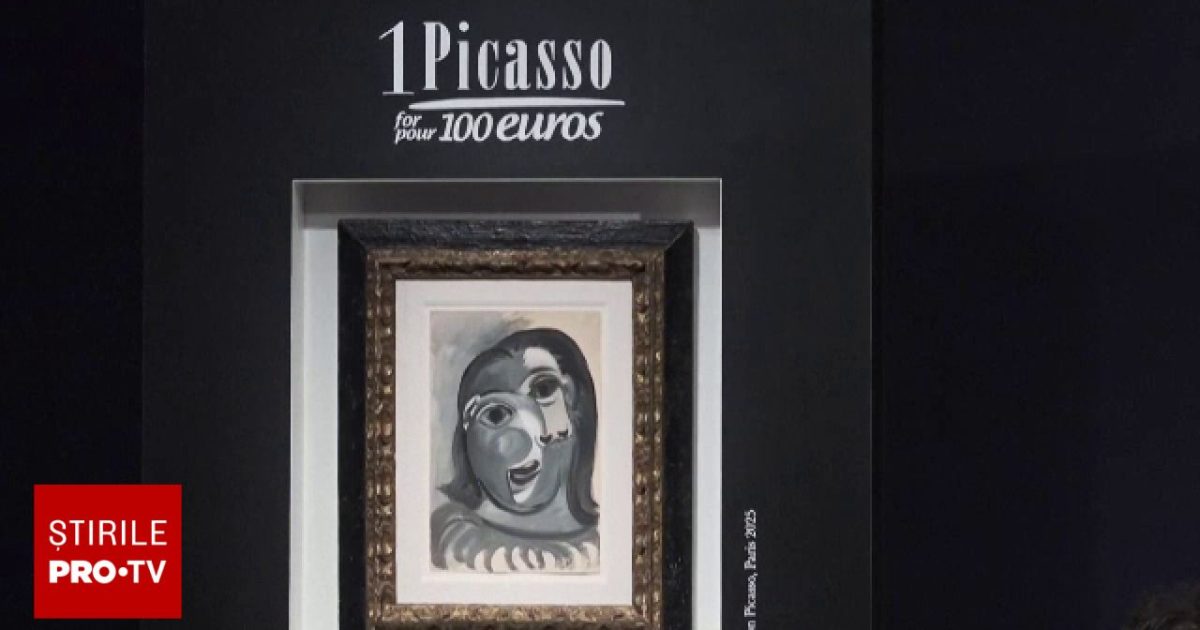 Francez norocos: Un Picasso de 1 milion € cu un bilet de tombolă de 100 €