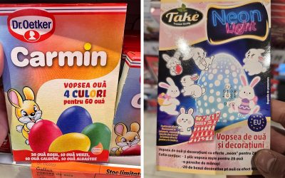 Din ce sunt făcute vopselele de ouă Lidl și Kaufland? Ce riscă românii