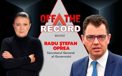 Radu Oprea, secretar general al guvernului, „OFF The Record”