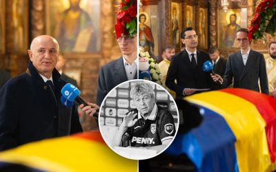 Copos și Burleanu, cuvinte calde pentru Lucescu, chiar în biserică
